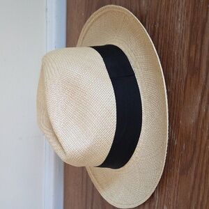 J. Crew Natural Straw Fedora